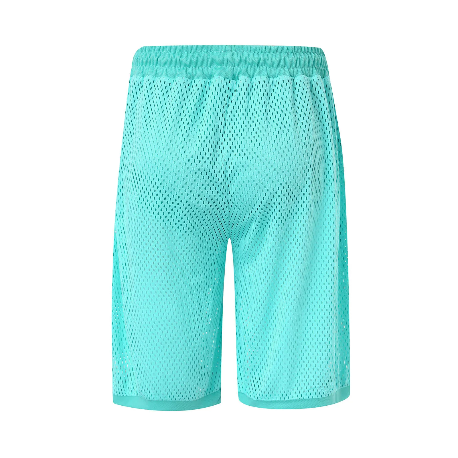 Summer Male Solid Color 2 Piece Set Deep V-Neck T Shirt Breathable Shorts Men Sets Beach Ensemble Homme Beachwear Conjuntos