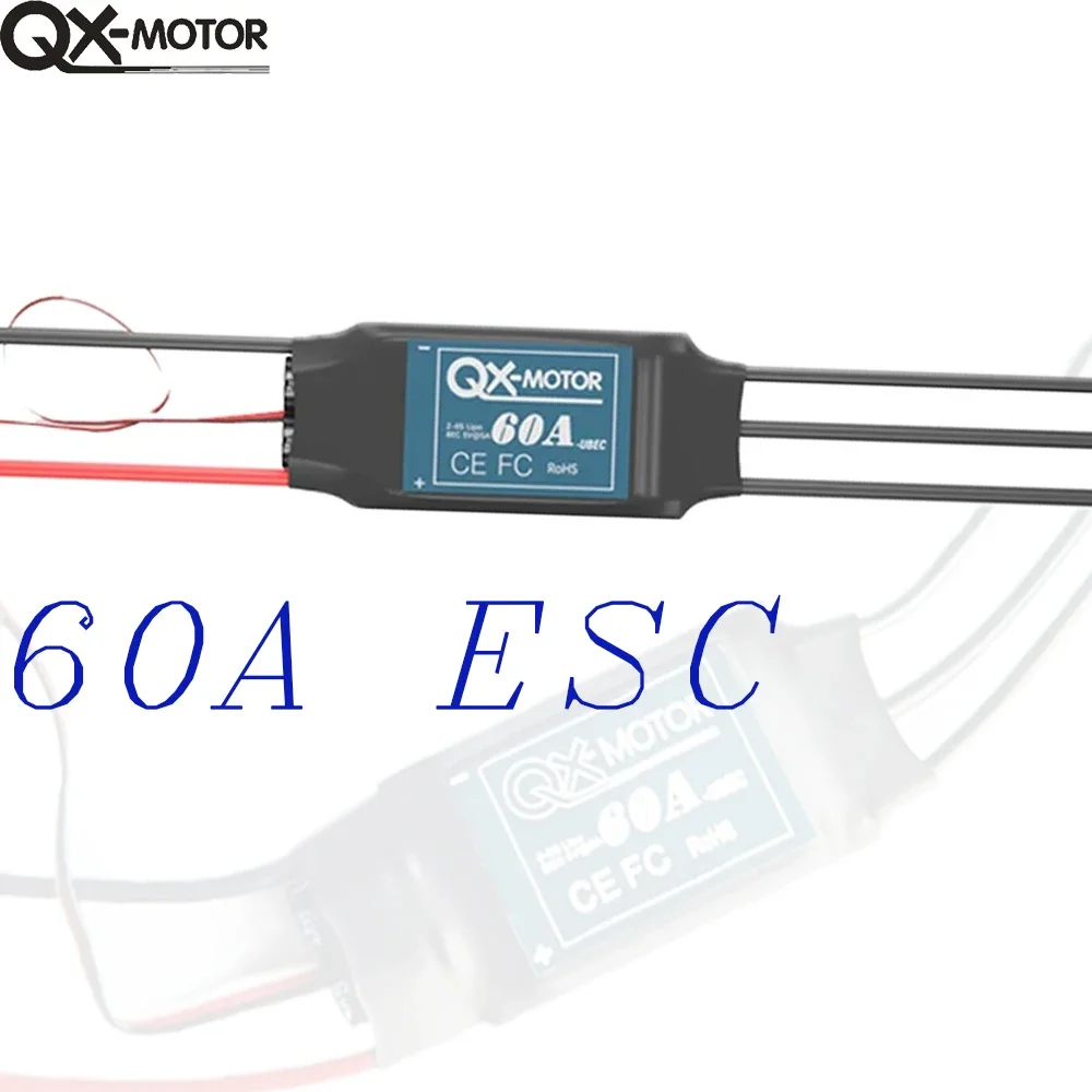 QX-MOROT QA2825 бесщеточный двигатель 700KV 800KV 850KV CW/CCW оснащенный 60A ESC подходит для