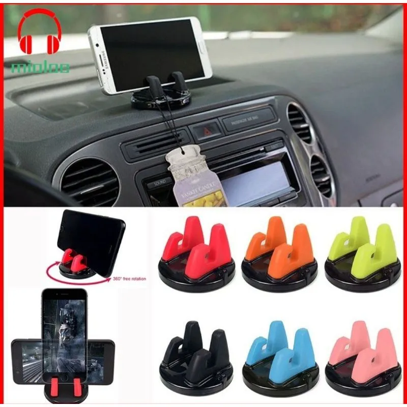

Universal 360 Rotation Car Mobile Phone Holder / Dashboard Sticking Phone GPS Mount / in Car No Magnetic Support Smart