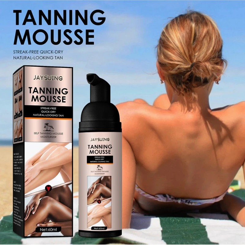 

Self Tanning Mousse Self Tanner Foam Mousse with Natural Ingredients and Nourishing Moisturized Formula Sunless Tanning Lotion