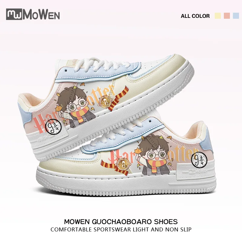 

Magical Harries Sneakers Q Version Cartoon Figure Ron Hermione Potter Shoes Boy Girl Fashion Comfortable Breathable Sports Shoes