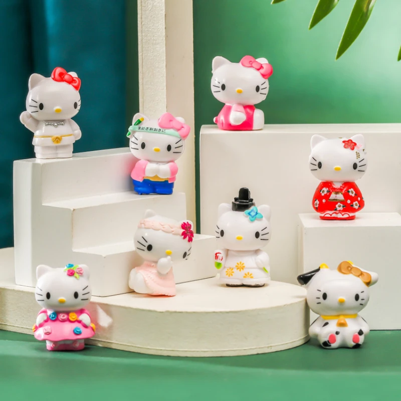 

Hellokittes подарки для девочек кукла экшн-фигурки украшения Аниме периферийные модели игрушки коллекционные украшения