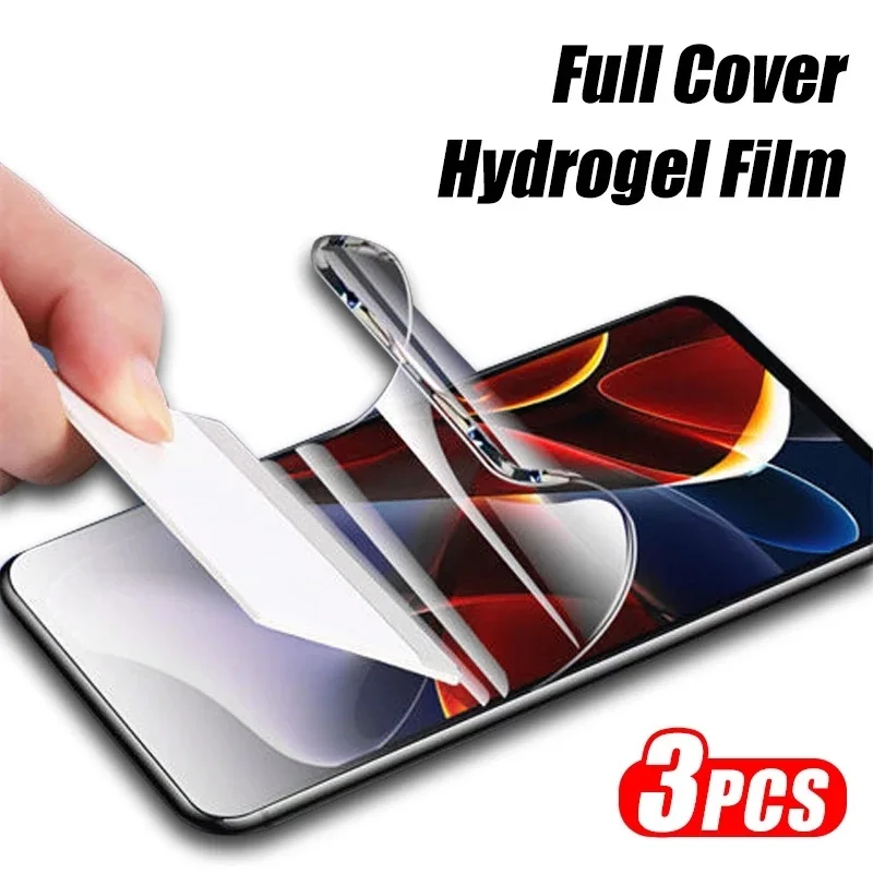3PCS Hydrogel Film For Motorola Edge 50 40 Pro 30 Ultra Neo 20 Screen Protector G84 G54 G34 G32 G52 G73 G53 G60 G31