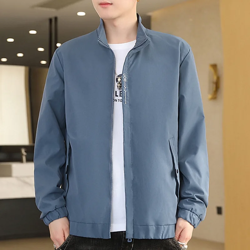 

Men Bomber Jacket Mens Classic Jacket Brand Pilot Mens Hip Hop Outwear Autumn Coat Zipper Loose Clothing Large Size 4XL E182