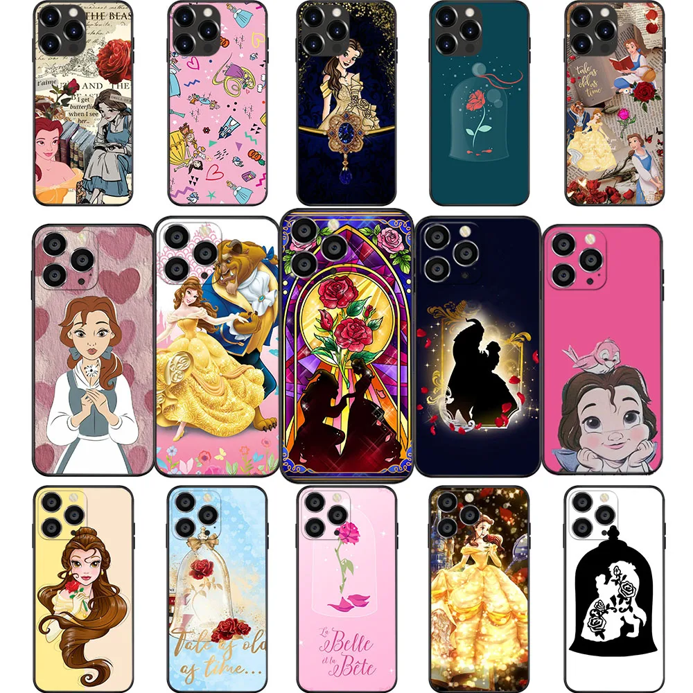 Мягкий чехол ID-11 Belle Princess для Samsung Note J5 J6 J7 J8 8 9 10 20 S21 J2 J4 Core Ultra Prime Plus Lite Pro