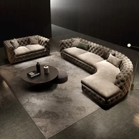 luxury fabric sofa combination living room modern simple american corner small apartment italian sofa