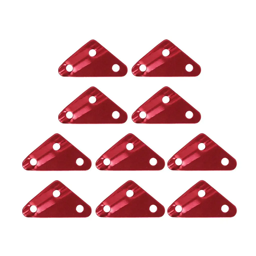 

10 шт. треугольный ремень из сплава для кемпинга