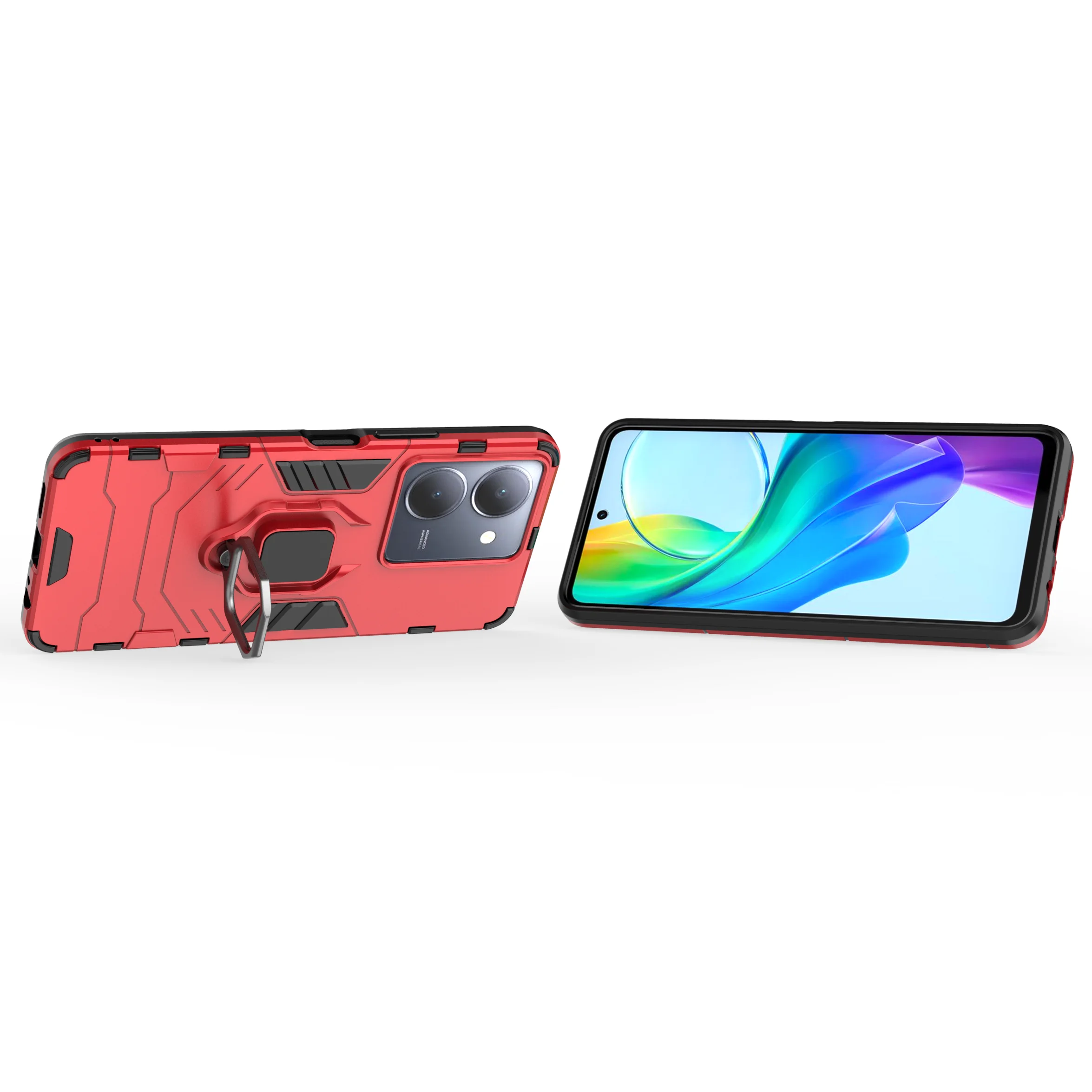 Противоударная задняя крышка для телефона VIVO S15e V25 Pro Y55 T2x Y73t Y77 Y77e V25e Y02s iQOO NEO7 9T Z6 44W