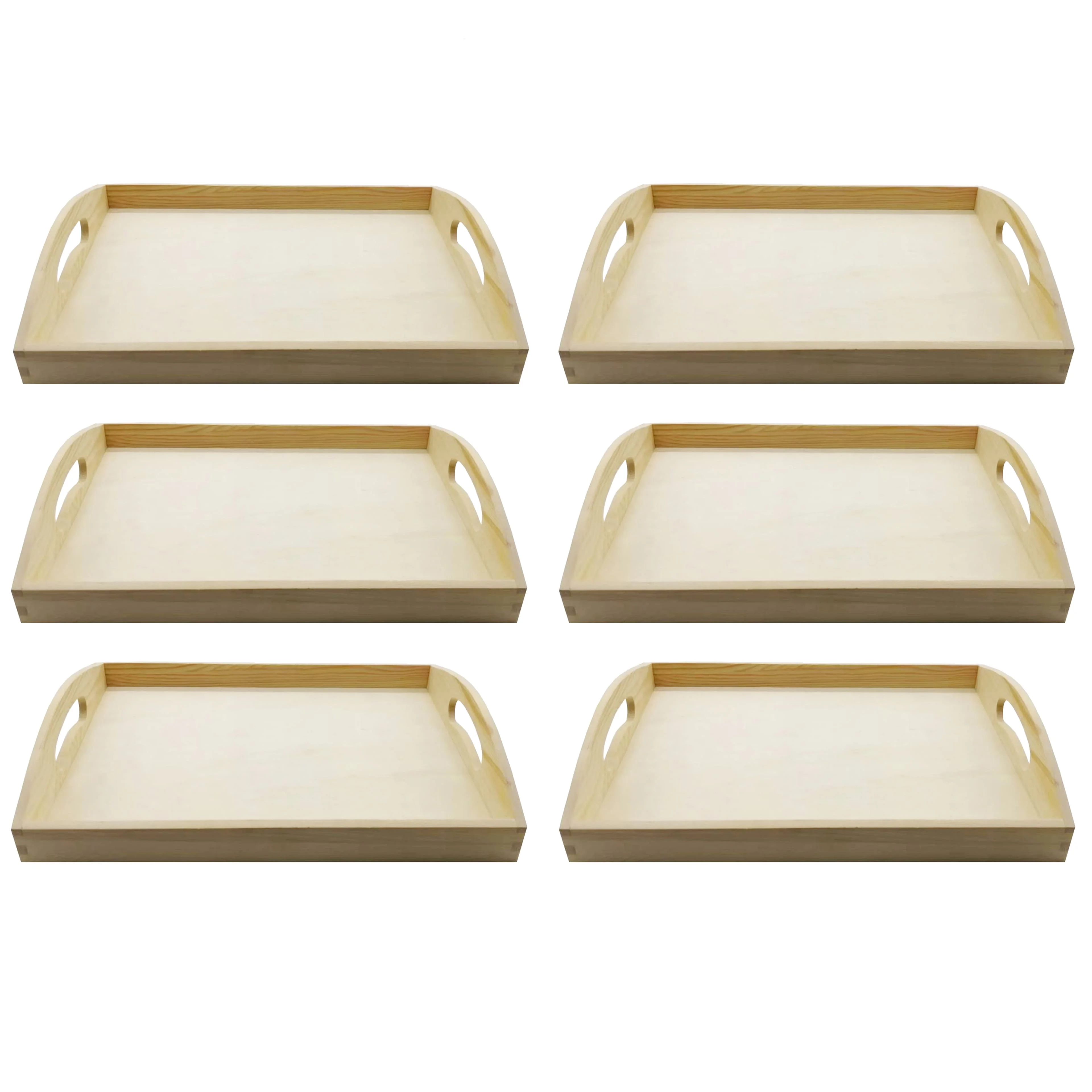 

NEW MICHAELS Bulk 6 Pack 13" Wooden Tray by ®
