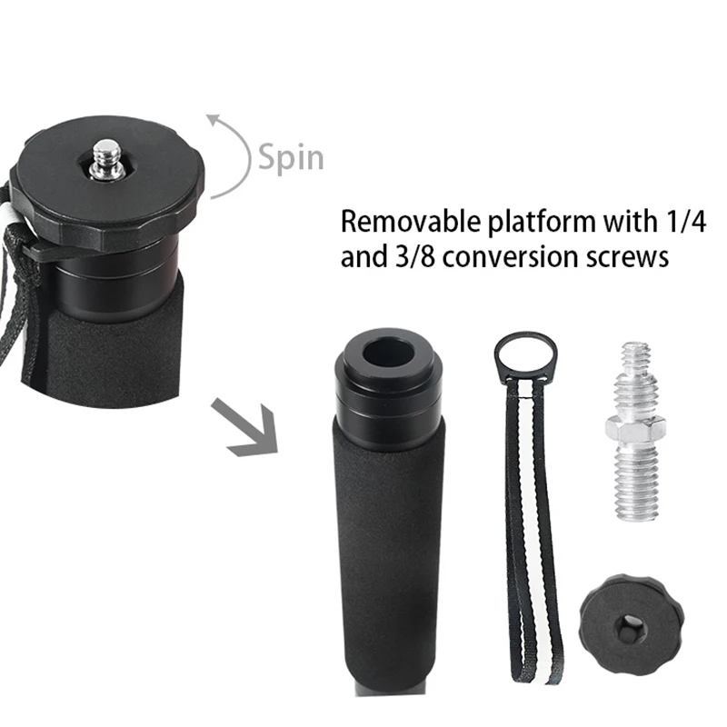 Профессиональный портативный монопод из углеродного волокна BEXIN P285C подставка