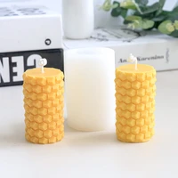 bee honeycomb candle molds silicone 3d beehive shape forms mould for candle making supplies tool handmade clay wax hives mold
