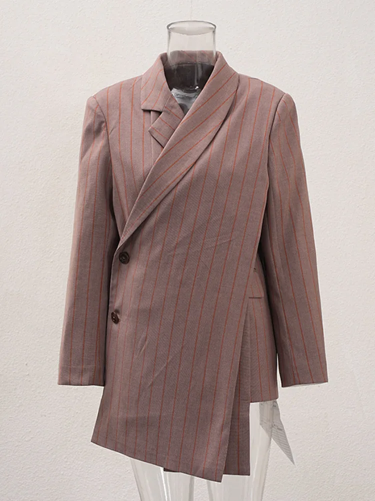 UCXQ модная уличная куртка в европейском стиле нерегулярный деконструкционный