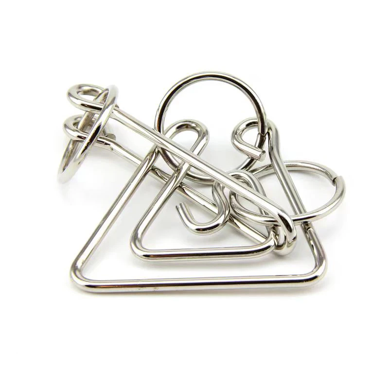 Головоломки Brain Teasers с металлической проволокой Iq для взрослых и детей очень