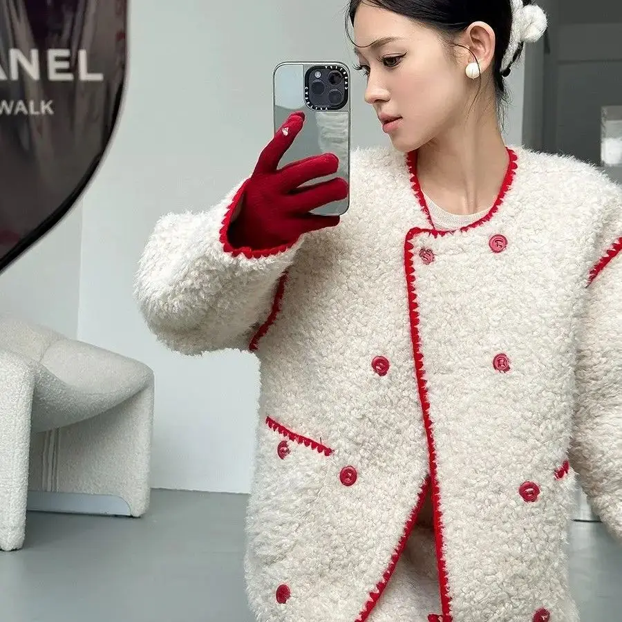 Корейская рождественская серия состоящая из двух предметов новая зимняя куртка