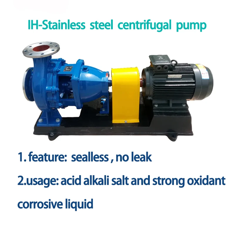 

chemical pumps stainless steel centrifugal pump for acid,alkali,salt,strong oxidant,corrosive liquid