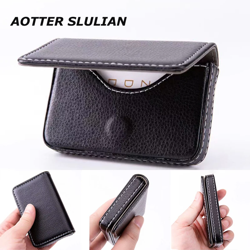 

2022 New Cardholder Purse Round Corners Wallets Women Men Fashion Texture Passport Bag For Credit ID Bank Card Holder 9 Colors