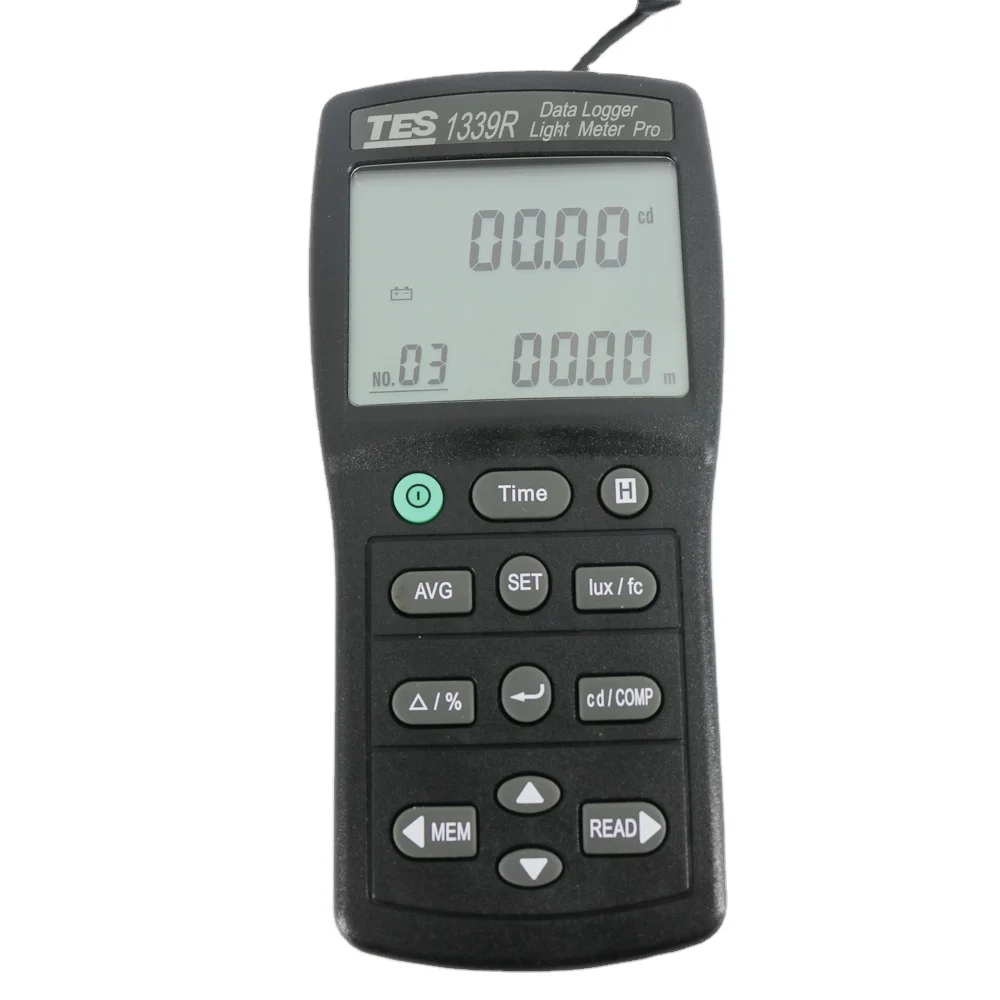 

TES-1339R Portable Data Logger Light Meter Lux Tester Resolution 0.01 Lux, 0.001 fc