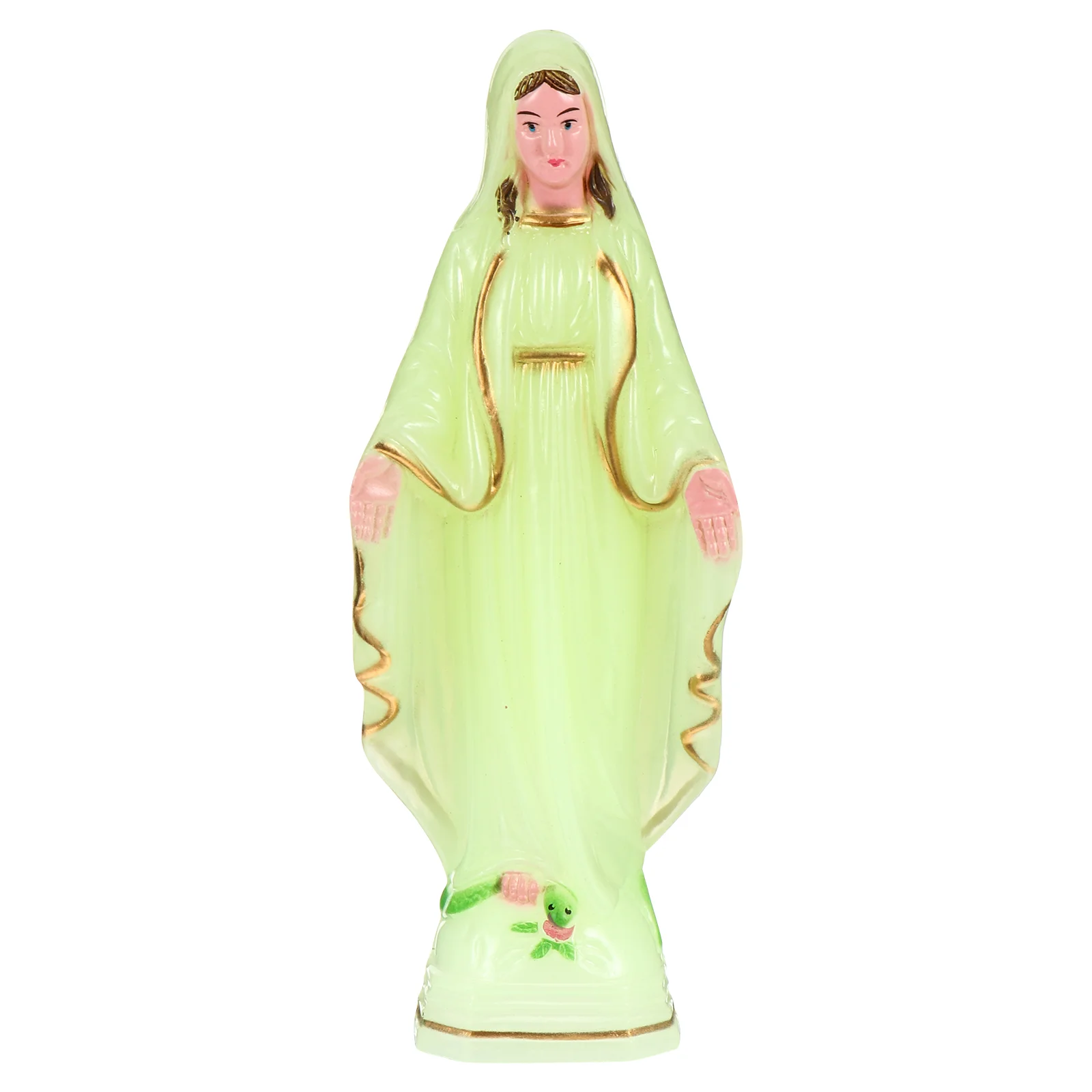 

Mary Statue Virgin Figurine Religious Catholic Mother Ornament Lady Nativity Statues Figure Fatima The Our Grace Table Figurines