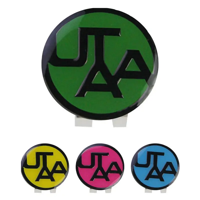 

New Letter Pattern Golf Ball Marker Hat Clip Magnet Alloy Golf Mark Magnetic Caps Clip Golf Accessories DropShipping