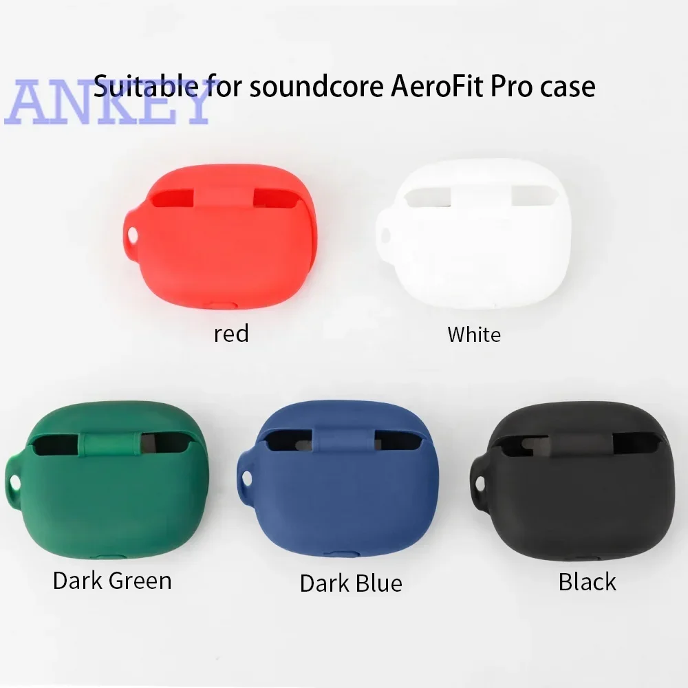 Чехол для Anker Soundcore AeroFit Pro силиконовый защитный противоударный чехол наушников с