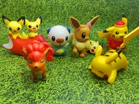 poekmon pikachu doll eevee oshawott action figure model toy collectible ornaments