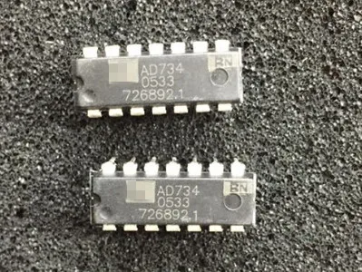 

2 шт./лот AD734BNZ AD734BN AD734 DIP-14