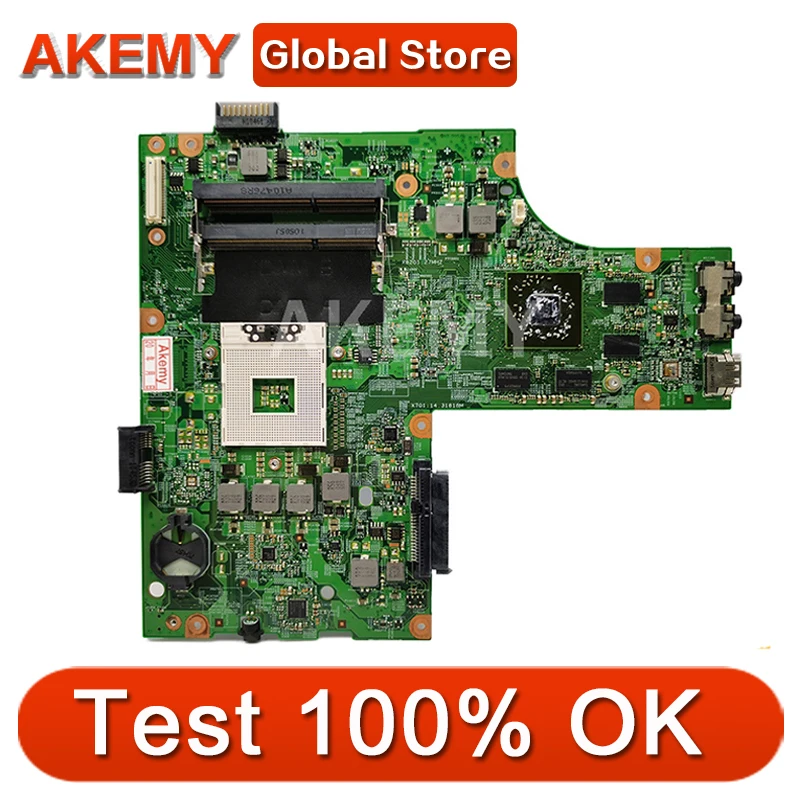 

For DELL Inspiron 15R N5010 Notebook Mainboard CN-0VX53T CN-0Y6Y56 09909-1 MB 48.4HH01.011 Laptop Motherboard DIS or UMA HM57