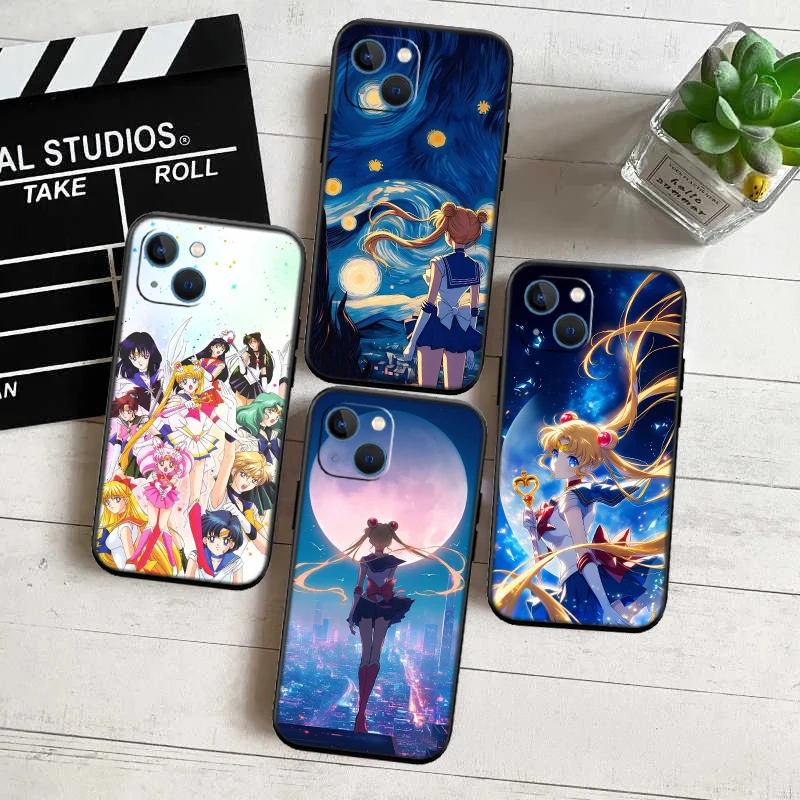 Фото Чехол для телефона IJ48 S-Sailors M-Moon Shell для Samsung Galaxy Note 10 20 S23 S24 S25 Ultra FE Plus Edge Lite A02S A35 A07 A17 №4
