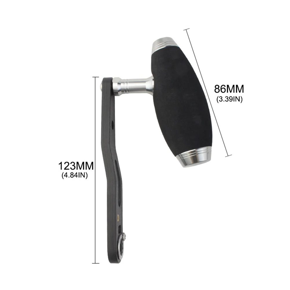 

Fishing Reel Handle Carbon Fiber DIY Accessories EVA Grip Pill Reel Conversion High Quality Fishing Tackle Gear Accessories