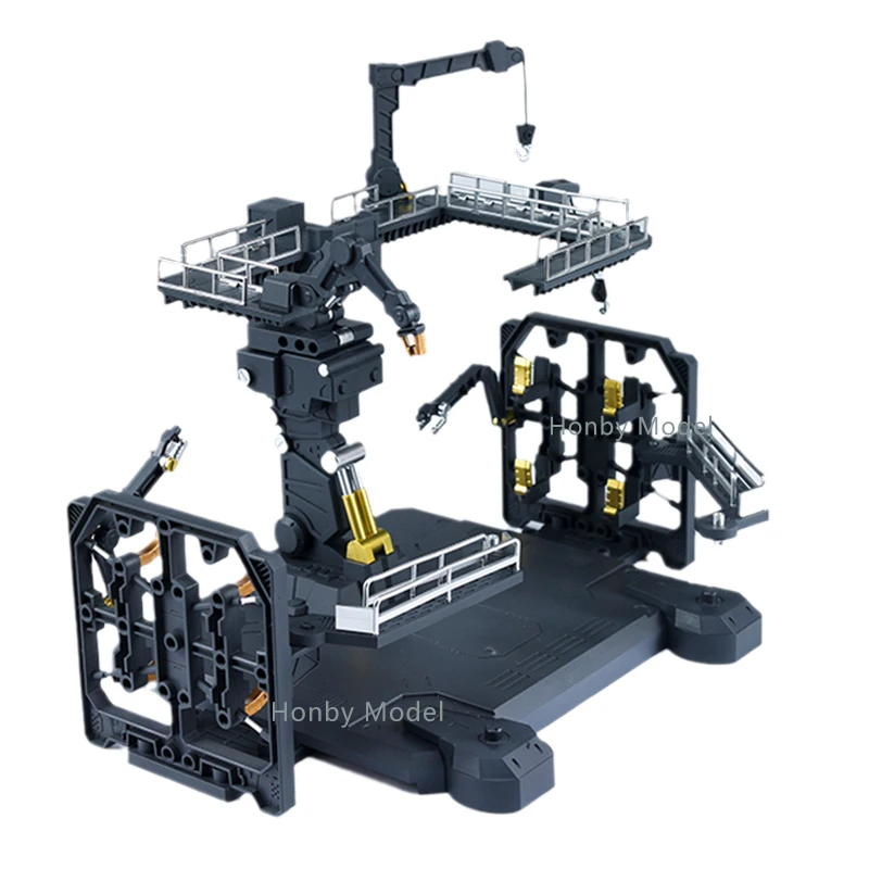 

Gundam Model Kit Anime Figure 1/144 Universal Platform Hangar Garage Gundam Stand Showcase Anime Action Figure Toys For Children