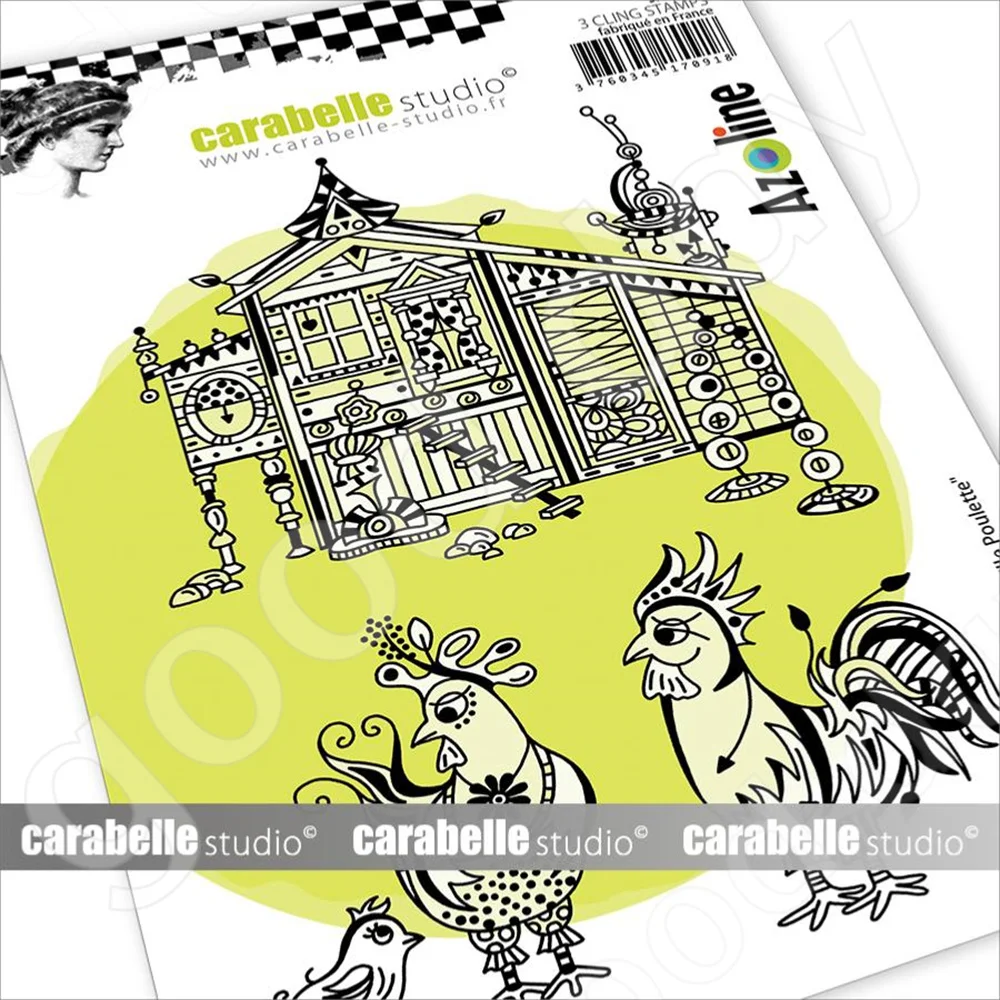 

New the Chicken Family Cutting Dies Stamps Scrapbook Diary Decoration Embossing Template Diy Greeting Card Handmade Hot Sale