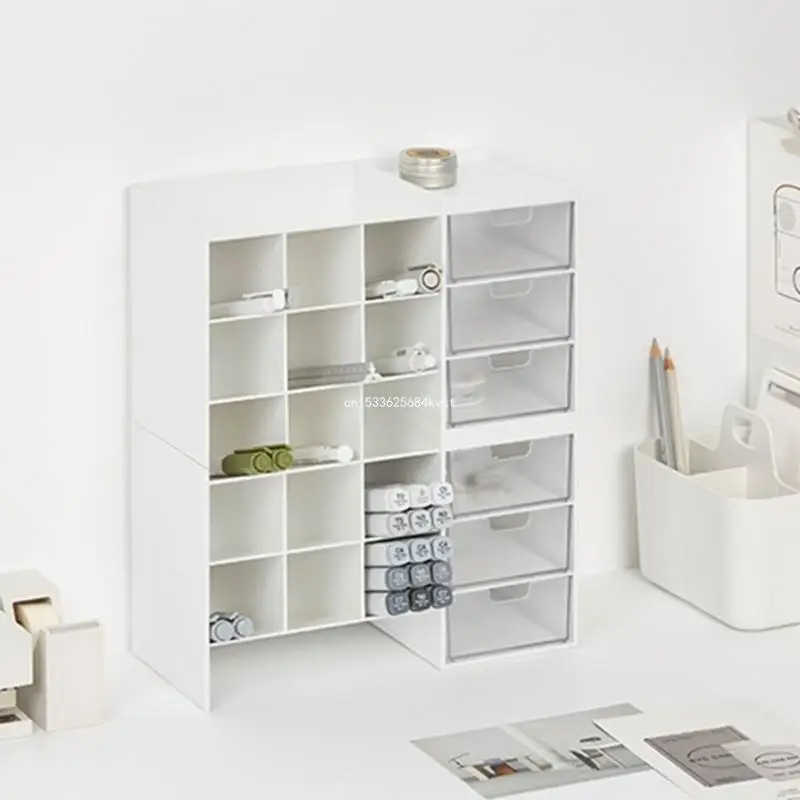 Штабелируемый органайзер для маркеров 6 сеток наклонные отделения ручек