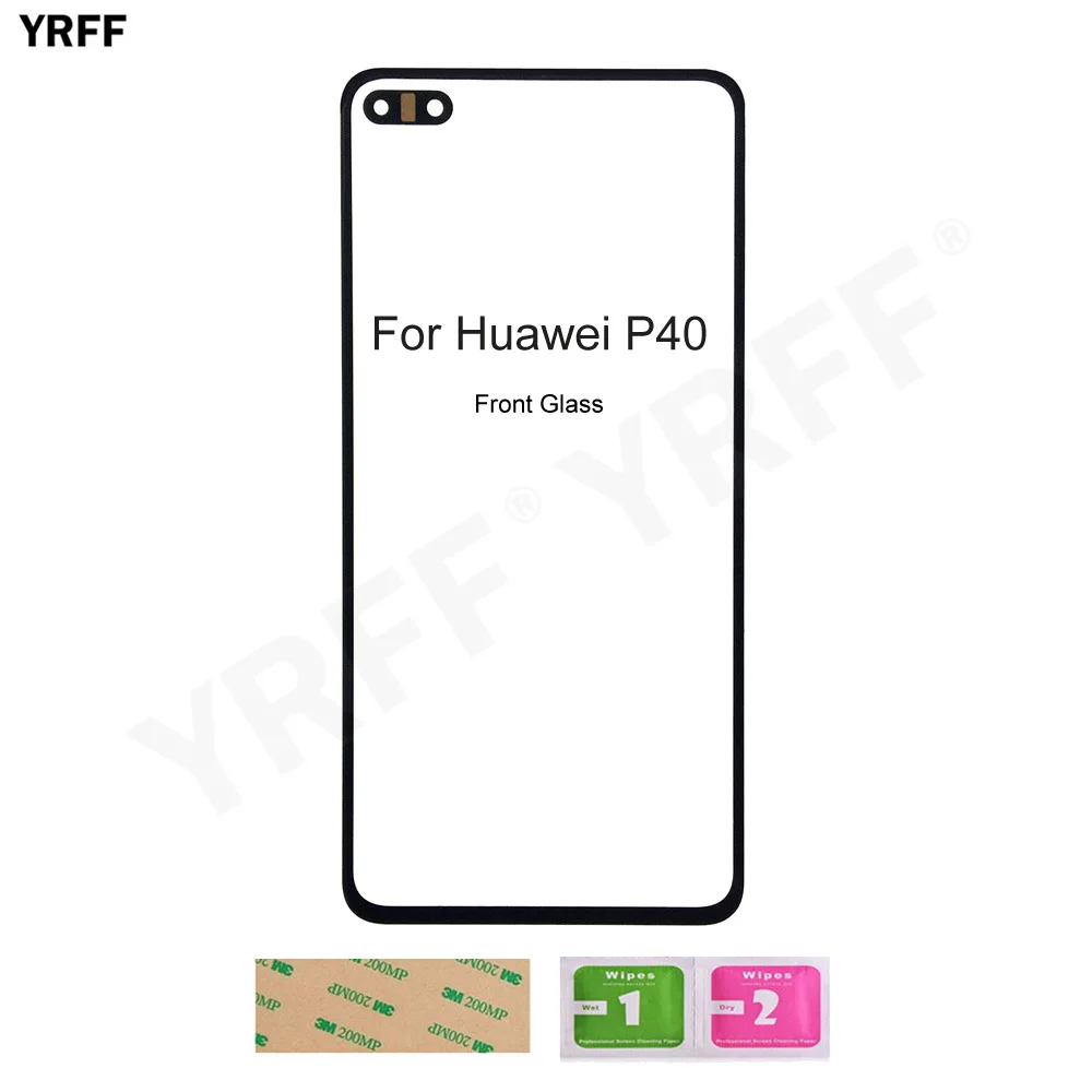 p40 touch screen panel for huawei honor p40 front glass panel no touch screen mobile phone repair parts free global shipping
