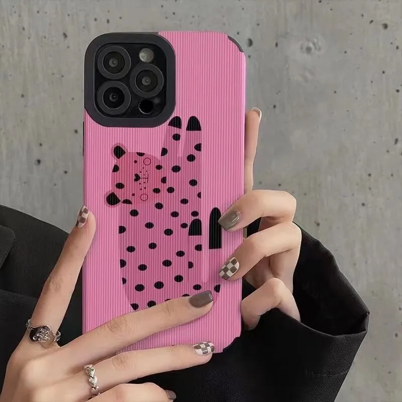 

Cute cartoon girl pink phone case for iphone 14 plus 13 pro max 11 12 mini Camera protect silicone cover for iphone xr xs x 7 8p