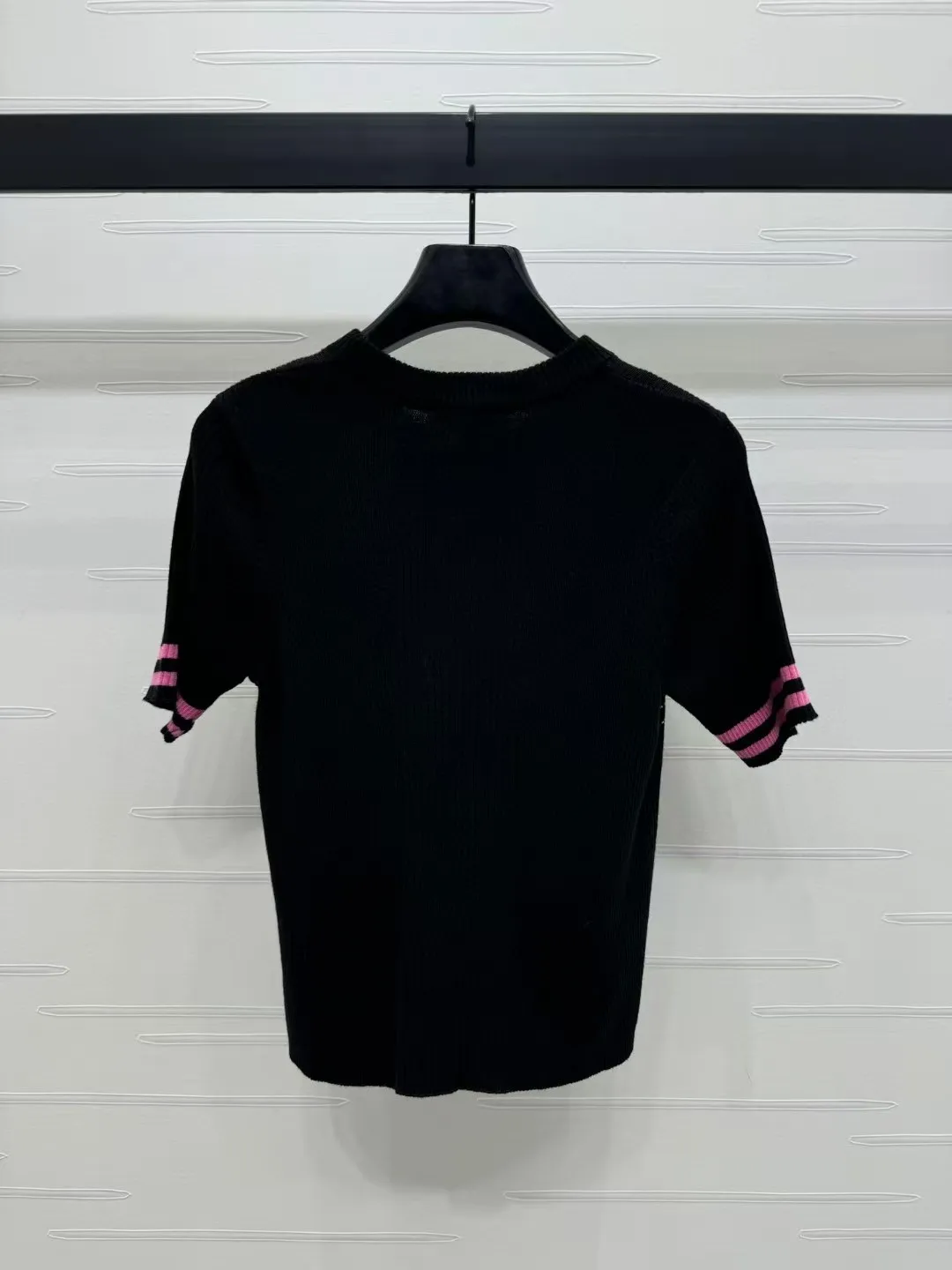 Женские трикотажные короткие рукава с вышивкой по индивидуальному заказу