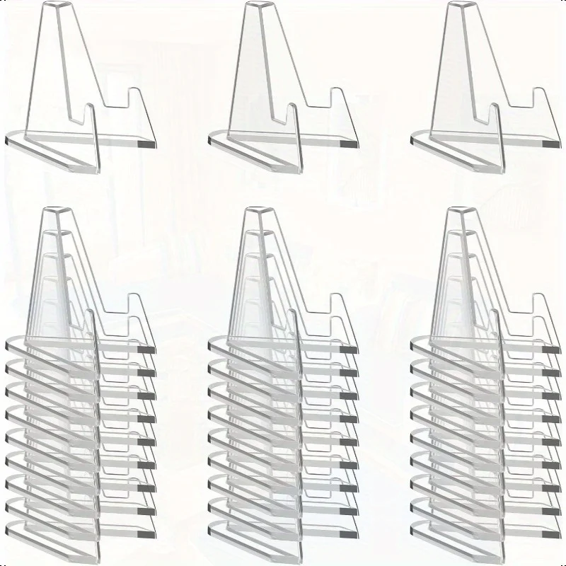 

30 шт. Акриловые прозрачные треугольные подставки