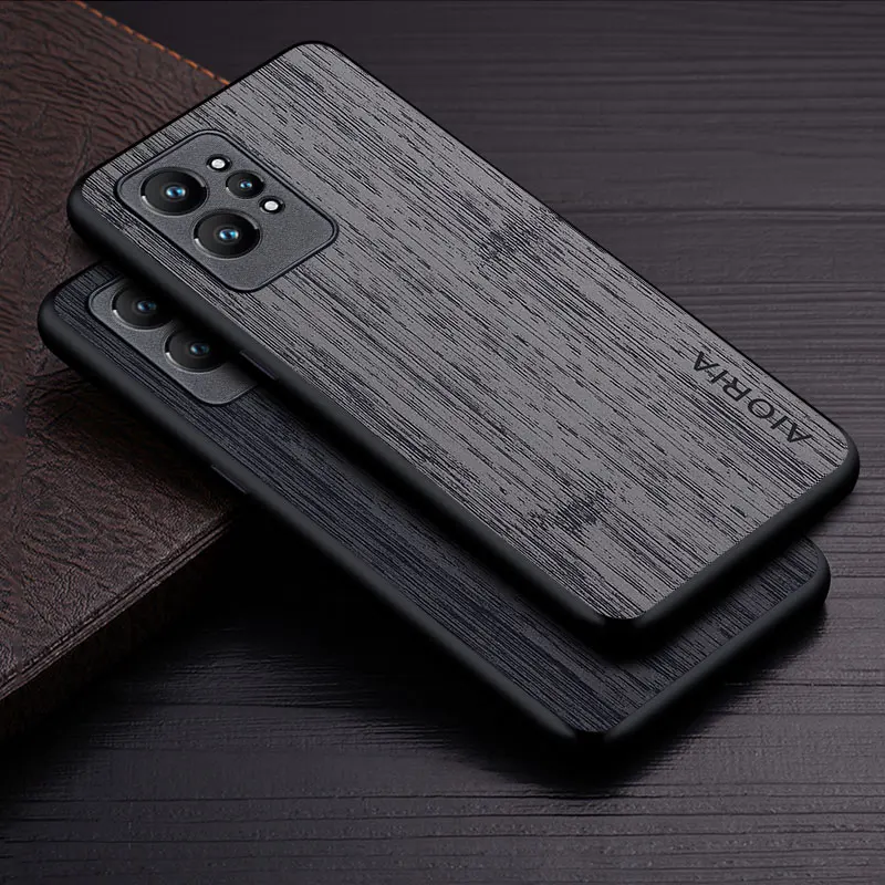 

Женский чехол для Oppo Realme GT 2 Pro, кожаный чехол для телефона с рисунком бамбукового дерева, Роскошный чехол для oppo realme gt 2 pro