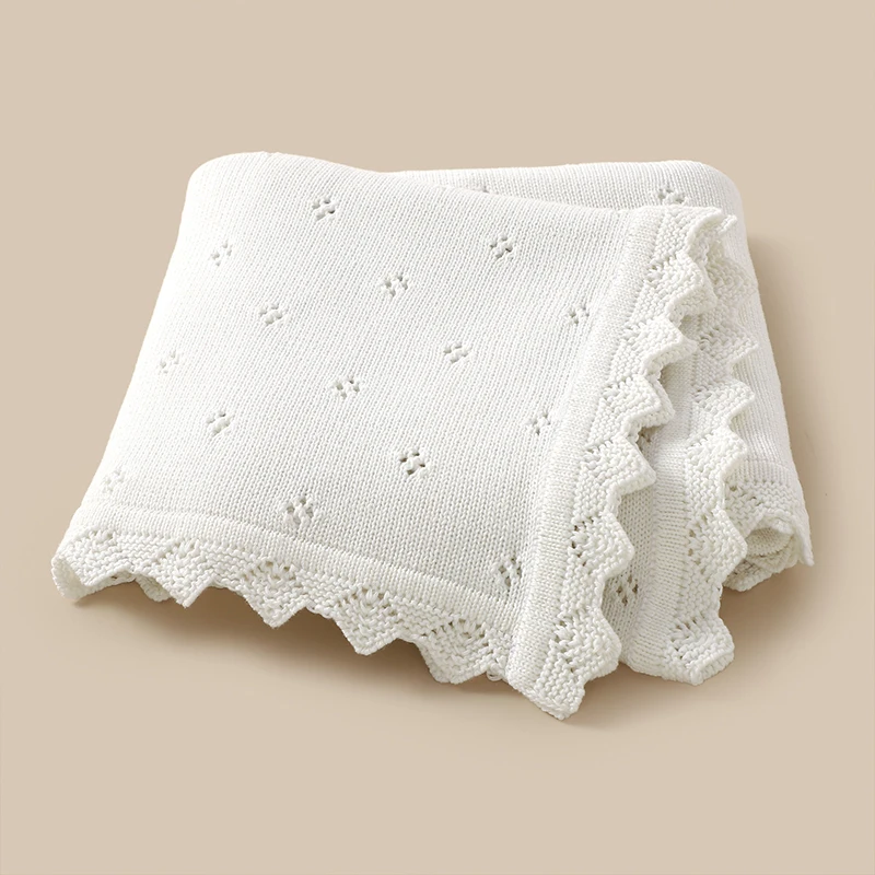 Одеяло Хлопковое трикотажное для новорожденных 90 Х70 см