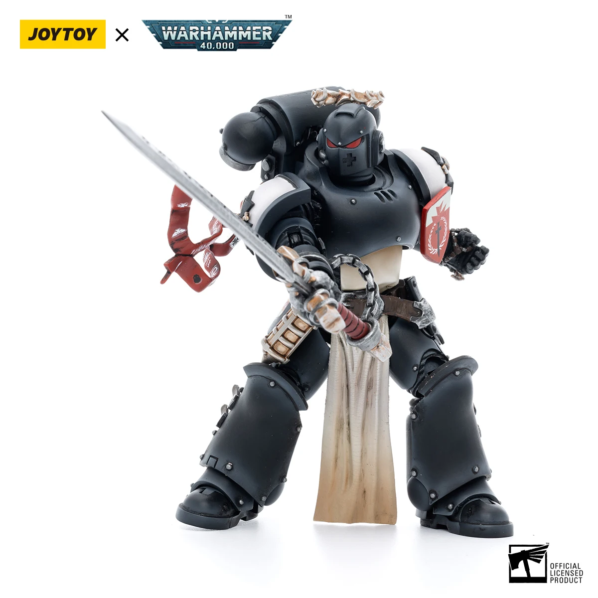 Фото [В НАЛИЧИИ] Фигурка JJOYTOY Warhammer 40K 1/18: Черные тамплиеры, Чемпион Императора Ролантус, модель №4