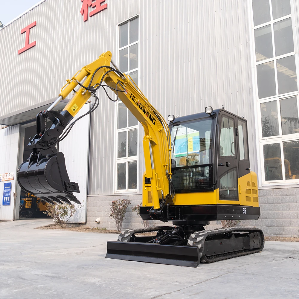 Мини-экскаватор 3 5 тонны EPA/CE 1 гусеничный экскаватор для дома дизельный