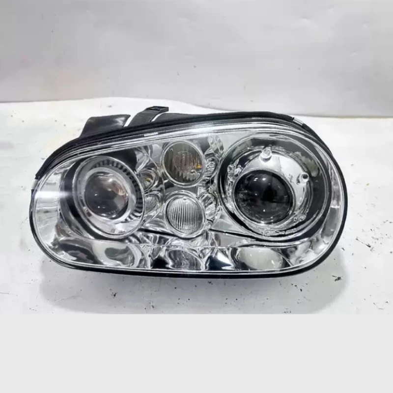 Фото Для Volkswagen VW Golf 4 MK4 модифицированные светодиодные биксеноновые фары с дневными ходовыми огнями и указателями поворота. №1