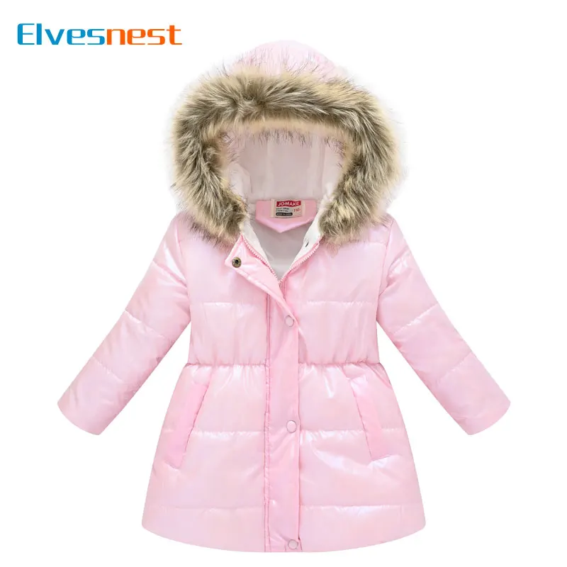 

Winter Clothes for Girls Solid Color Kids Jackets for Girls Long Sleeve Hooded Children Clothing Outerwear & Coats 4-12 Years