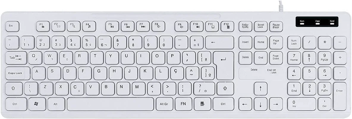 

CHOCOLATE BRANCO SLIM MULTIMÍDIA 1.8 METROS USB TCB200 \u2013 teclado mecânico gamer