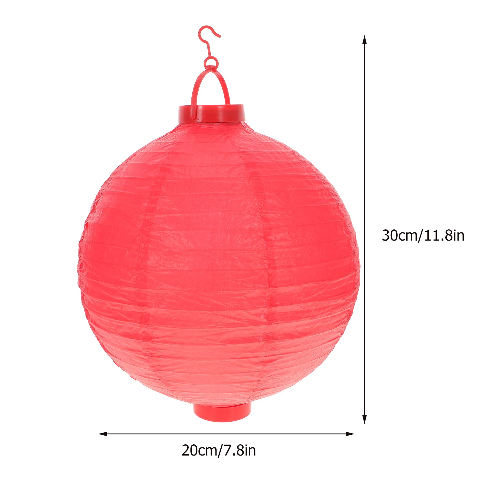 

Chinese Lanterns Red New Year Lantern Lighted Decorations Lunar Japanese Lamps Paper Spring Festival Withlight Lights Decoration