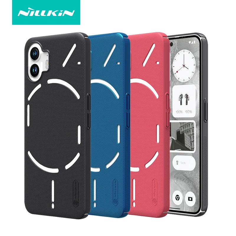 

For Nothing Phone 2 Case NIllkin Super Frosted Shield Matte Hard PC Back Cover for Nothing Phone 2