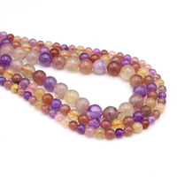 6 8 10mm natural crystals stone beads small round loose spacer beads for jewelry making diy bracelets necklace accessories