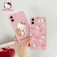 hello kitty for iphone 678pxxrxsxsmax1112pro12mini 11 12 13 pro max cute and personalized silicone anti drop phone case