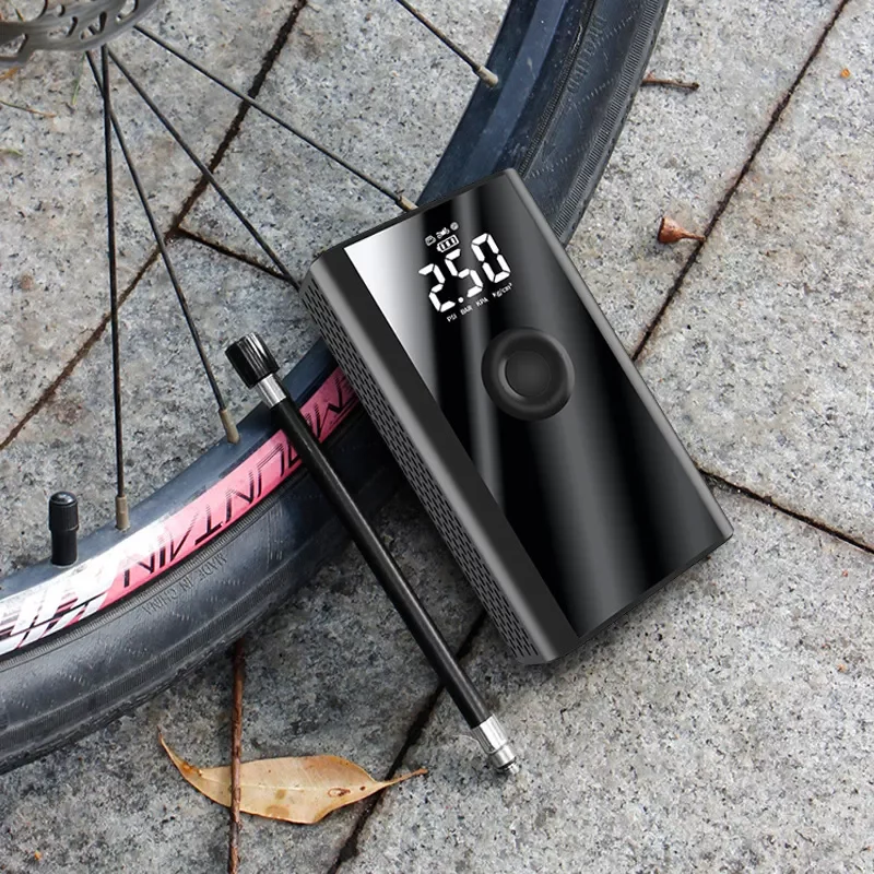 

Power Bank Car Electrical Air Mini Portable Wireless Tire Inflatable Inflator Air Compressor for Car Motorcycle
