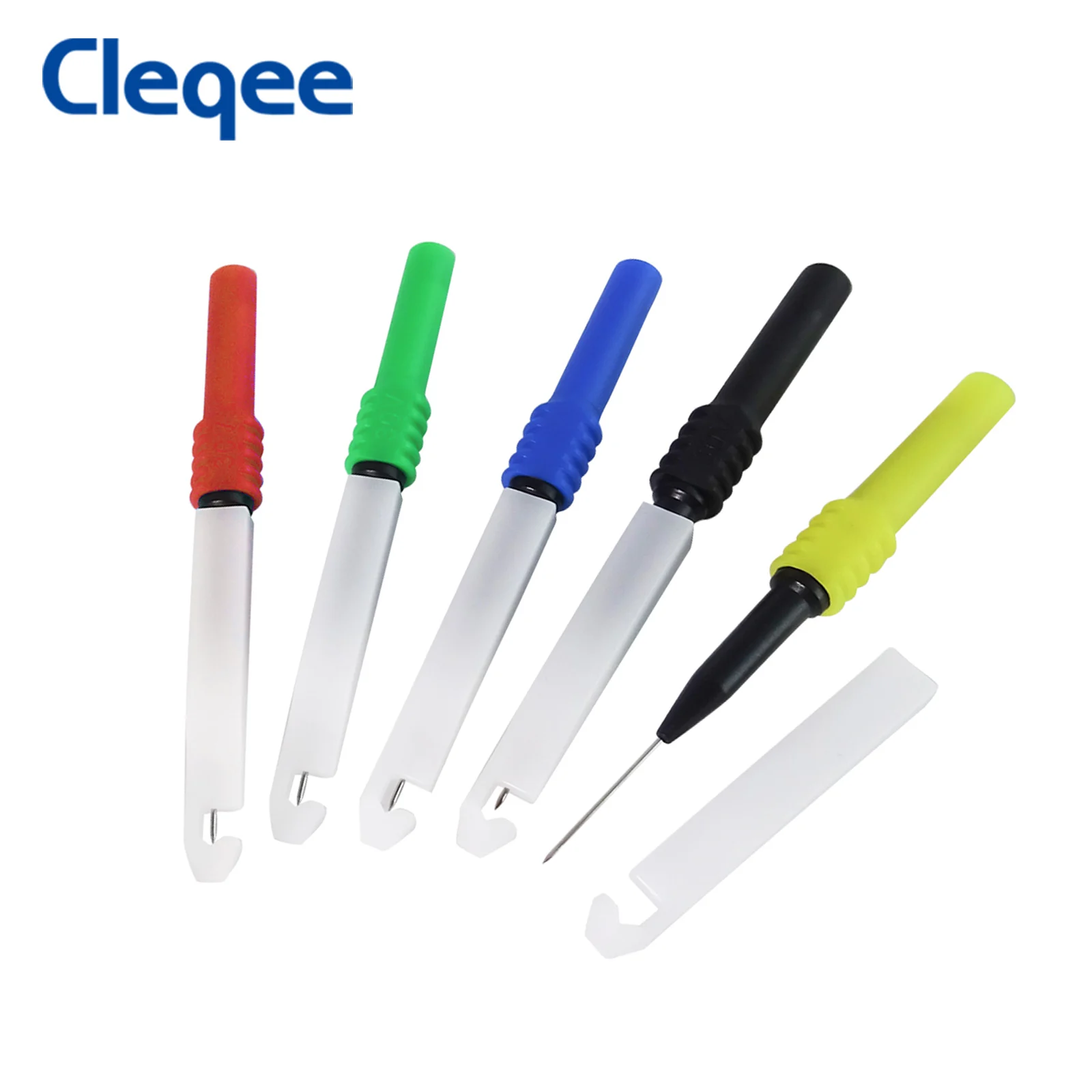 

Cleqee P30009 5 шт. изоляционный проволочный пирсинг зонды, автомобильный диагностический тест аксессуары ремонтные инструменты игла, обратный з...