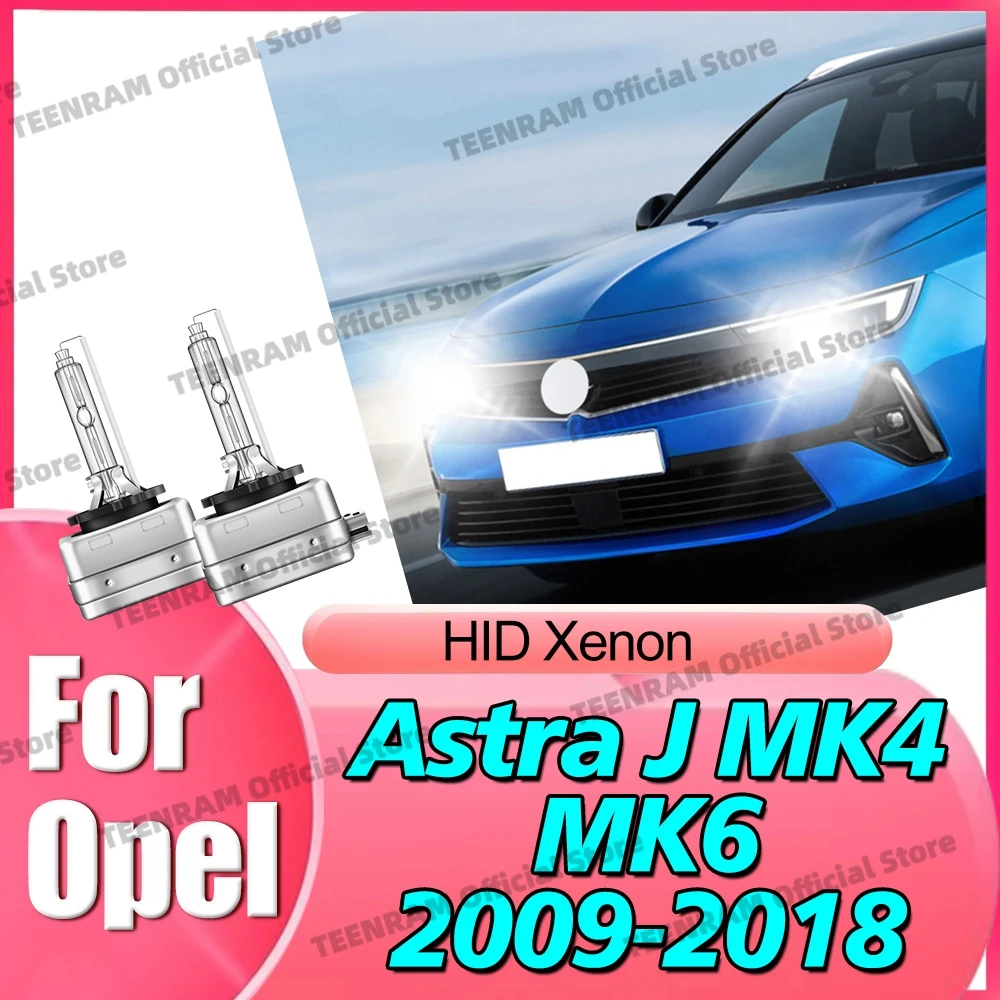 Фото 2x HID ксеноновая лампа D1S D1 6000K 8000K 10000K для фар Opel Astra J MK4 MK6 2009-2018 2010 2011 2012 2013 2014 2015 2016 2017 №1
